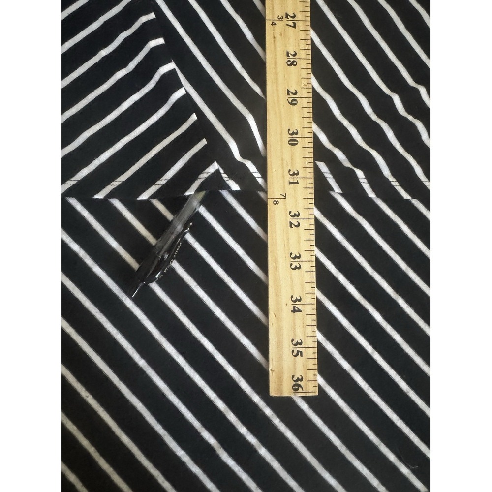 Torrid Hi-Low Maxi Skirt Sz 1 = 14 16 Black White Stripes Nautical Yacht Coastal - Picture 15 of 16
